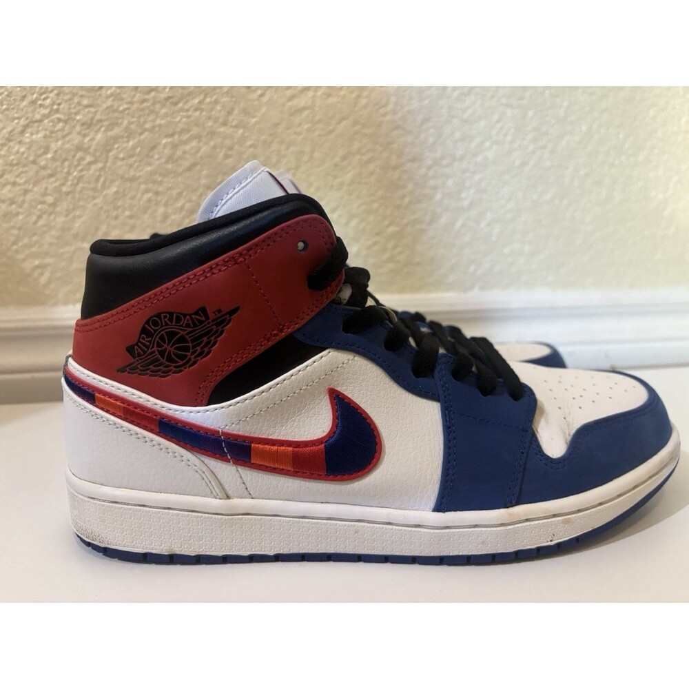 Air Jordan 1 Mid SE Multi Color Swoosh Men’s Size 9.5 EU 43 27.5CM 852542-146
